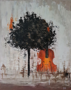 Zeitgenössisches Werk mit dem Titel « Symphonie des Arbres N°2 », Erstellt von GUELY