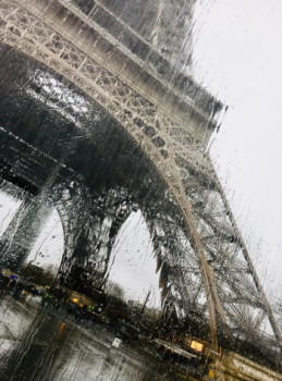 Zeitgenössisches Werk mit dem Titel « Madame Eiffel », Erstellt von ROSHAN