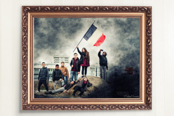 Zeitgenössisches Werk mit dem Titel « Liberté », Erstellt von SOUS FRANCE