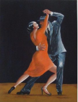 Zeitgenössisches Werk mit dem Titel « Tango », Erstellt von PATRICIA BRETEL