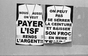 Zeitgenössisches Werk mit dem Titel « Il n'y a pas que des bobos aux Chartrons », Erstellt von CASSANDRE