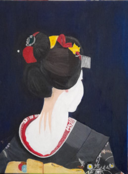 Zeitgenössisches Werk mit dem Titel « MAIKO », Erstellt von FABRICE DURIEUX