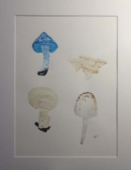 Zeitgenössisches Werk mit dem Titel « Fungi challenge III », Erstellt von MIHA