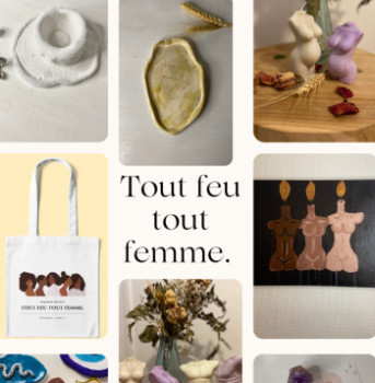 Zeitgenössisches Werk mit dem Titel « Tout feu tout Femme. », Erstellt von TOUT FEU TOUT FEMME.