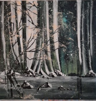 Zeitgenössisches Werk mit dem Titel « Forêt magique », Erstellt von PHILOVADES