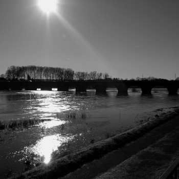 Zeitgenössisches Werk mit dem Titel « Pont de Loire », Erstellt von TIMOTHéE DOBEL