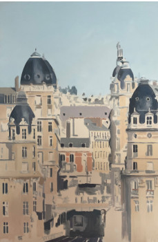 Zeitgenössisches Werk mit dem Titel « Paris », Erstellt von SAEZMARTINEZ.FJ