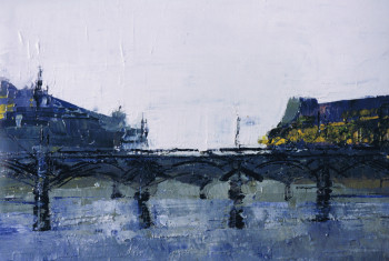 Zeitgenössisches Werk mit dem Titel « Pont des Arts », Erstellt von PINPIN