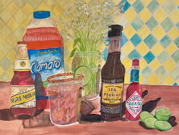 Zeitgenössisches Werk mit dem Titel « Michelada », Erstellt von MRDESIGNS