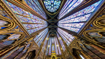 Zeitgenössisches Werk mit dem Titel « La Sainte Chapelle-1 », Erstellt von PHOTOLIVET