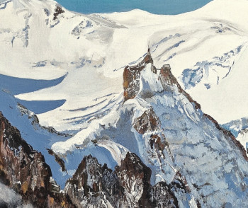 Zeitgenössisches Werk mit dem Titel « L Aiguille du midi », Erstellt von PATRICK