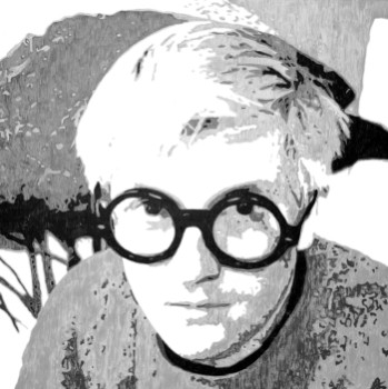 Zeitgenössisches Werk mit dem Titel « Hockney », Erstellt von JIMA