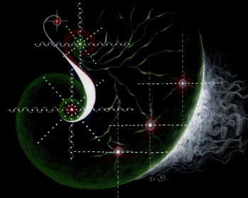 Zeitgenössisches Werk mit dem Titel « Nature Divine », Erstellt von IRèNE CARLE