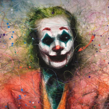 Zeitgenössisches Werk mit dem Titel « Joker », Erstellt von JEAN-MICHEL BOTSEN