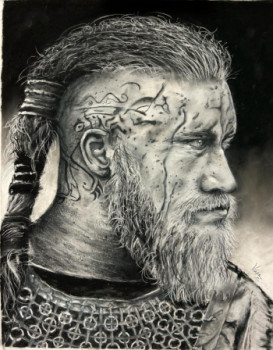 Zeitgenössisches Werk mit dem Titel « Ragnar Lodbrok », Erstellt von VLOPEZ