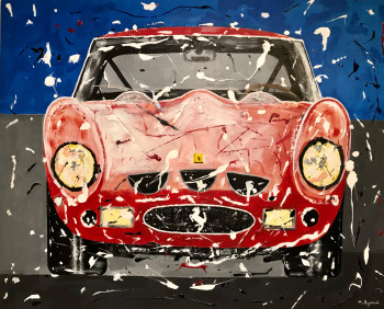 Zeitgenössisches Werk mit dem Titel « Ferrari 250 GTO », Erstellt von ALAIN EYNAUD