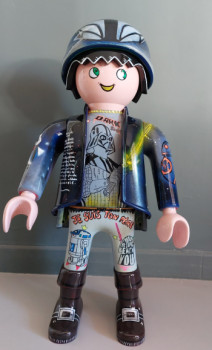 Zeitgenössisches Werk mit dem Titel « Starwars Playmobil / playmobil », Erstellt von PEGGYC_ART