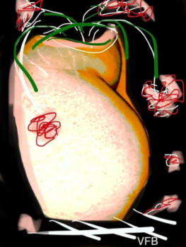 Zeitgenössisches Werk mit dem Titel « « Nature morte? » », Erstellt von VFB VALéRIE FONTANIER BELZA