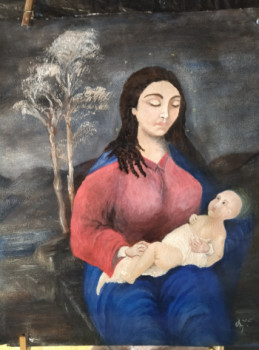 Zeitgenössisches Werk mit dem Titel « ,La madre, », Erstellt von VASILE CURAC