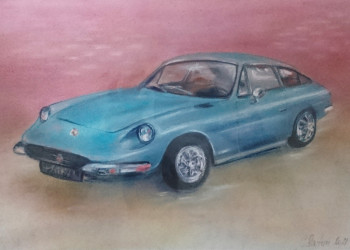 Zeitgenössisches Werk mit dem Titel « Ferrari 365 GT2 », Erstellt von CLICKART+