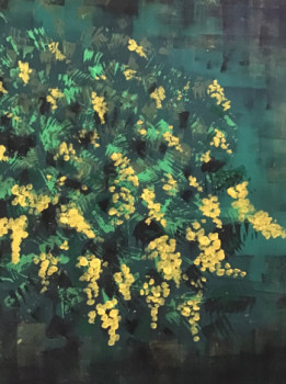 Zeitgenössisches Werk mit dem Titel « Mimosa », Erstellt von PACOTILLE