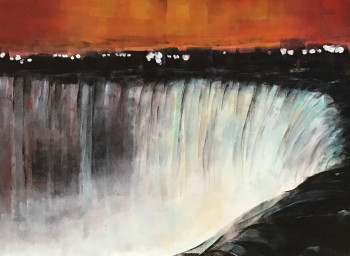 Zeitgenössisches Werk mit dem Titel « Niagara », Erstellt von PACOTILLE