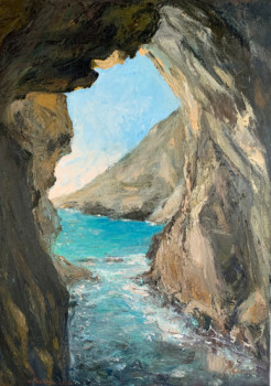 Zeitgenössisches Werk mit dem Titel « Хlendi Cliffs », Erstellt von ALEX SHEREMET