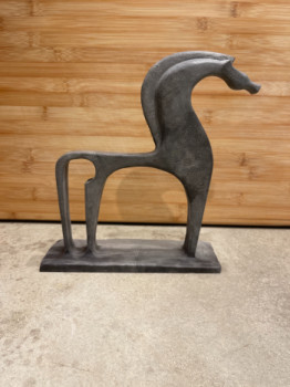 Zeitgenössisches Werk mit dem Titel « Caballo Calatorao », Erstellt von DANIEL BERESALUZE