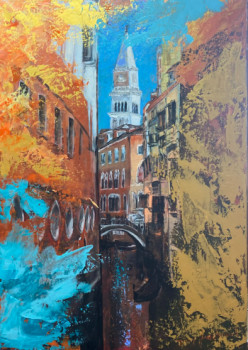 Zeitgenössisches Werk mit dem Titel « Venise », Erstellt von DANY LACHAUD