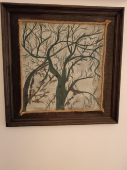 Zeitgenössisches Werk mit dem Titel « Árbol azul », Erstellt von CID