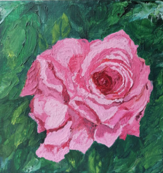 Zeitgenössisches Werk mit dem Titel « Rosa, rosae », Erstellt von ADELA Mª