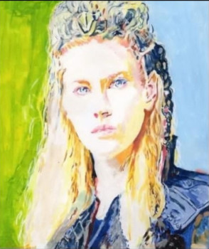 Zeitgenössisches Werk mit dem Titel « Lagertha », Erstellt von PHILIPPE BERNARD MOULINET