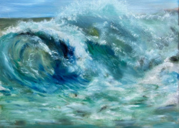 Zeitgenössisches Werk mit dem Titel « La vague », Erstellt von NATH BRINON