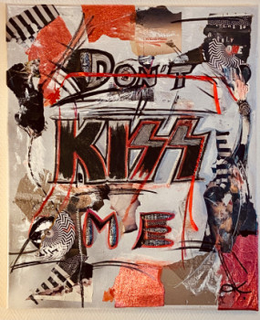 Zeitgenössisches Werk mit dem Titel « *Kiss me don’t kill me* », Erstellt von ALLY DAMASE