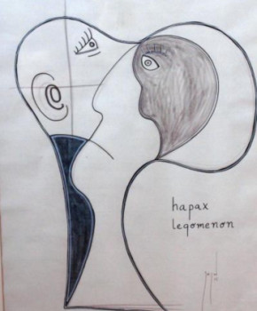 Zeitgenössisches Werk mit dem Titel « hapax legomenon », Erstellt von JOAQUíN GóMEZ