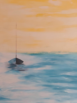 Zeitgenössisches Werk mit dem Titel « Sea of Silence », Erstellt von MANRIC