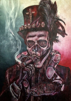 Zeitgenössisches Werk mit dem Titel « Baron Samedi », Erstellt von ERIC ERIC