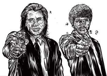 Zeitgenössisches Werk mit dem Titel « Pulp Fiction », Erstellt von ERIC ERIC