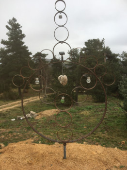 Zeitgenössisches Werk mit dem Titel « La forme ronde parfaite », Erstellt von LE JARDIN DES LUMIèRES