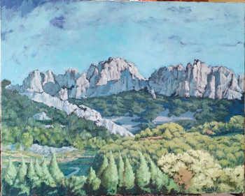 Zeitgenössisches Werk mit dem Titel « Dentelles du Mont Mirail », Erstellt von NICOLAS SCOHY