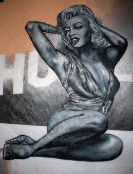 Zeitgenössisches Werk mit dem Titel « Hollywood Marilyn », Erstellt von ERIC ERIC