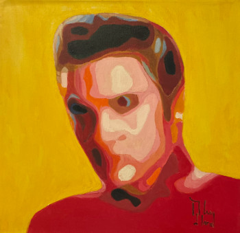 Zeitgenössisches Werk mit dem Titel « Retrato de Elvis », Erstellt von ROMAN MANRIQUE DE LARA