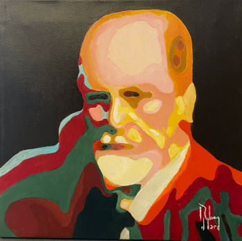 Zeitgenössisches Werk mit dem Titel « Retrato de Sigmund freud », Erstellt von ROMAN MANRIQUE DE LARA