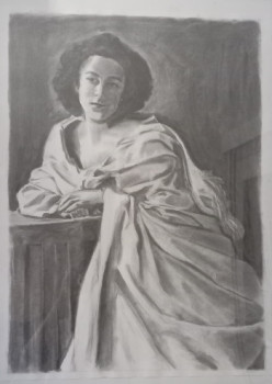 Zeitgenössisches Werk mit dem Titel « Sarah Bernhardt », Erstellt von AMY THE EMBERS