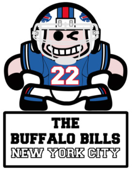 Zeitgenössisches Werk mit dem Titel « Les Bab’s Les Buffalo Bills », Erstellt von ERIC ERIC