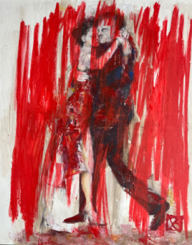 Zeitgenössisches Werk mit dem Titel « Série danse Tango 5 », Erstellt von SANDRINE RICHARD