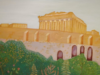 Zeitgenössisches Werk mit dem Titel « Sueño en la acropolis », Erstellt von BUARTES