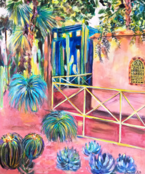 Zeitgenössisches Werk mit dem Titel « Jardin Majorelle 6 », Erstellt von CLICKART+