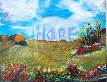 Zeitgenössisches Werk mit dem Titel « Hope », Erstellt von ROSE GUIHARD