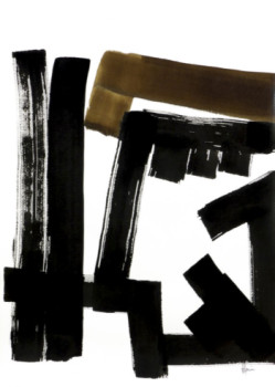 Zeitgenössisches Werk mit dem Titel « Composition n°712. Format 70 x 50 cm. Œuvre abstraite sur papier », Erstellt von JEAN-JACQUES MARIE